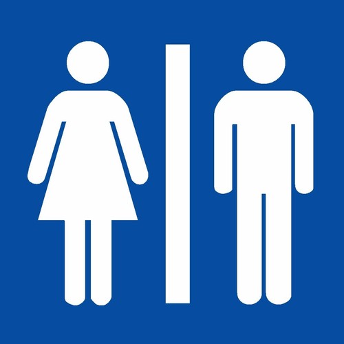 Plaque signalitique toilettes - signalitique,