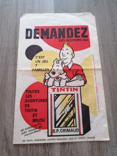 Tintin publicitaire tim - (publicitaire,