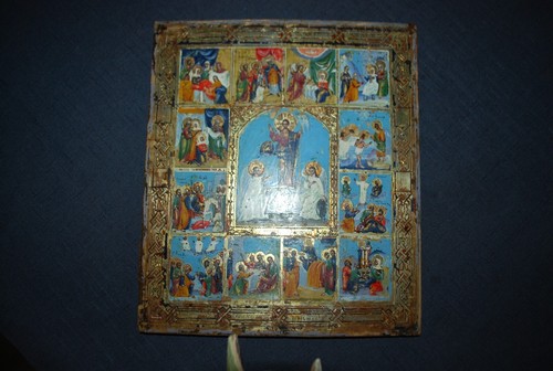 Icone russe ancienne orthodoxe - icone,