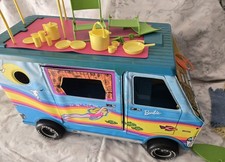 Vintage barbie beach bus - barbie,