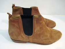 Sezane Low Ankle Brown Booties
