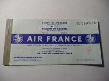 AIR FRANCE - Billet du Président du Conseil - 1957
