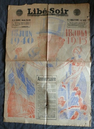 Libé soir affiche pour - libé-soir,