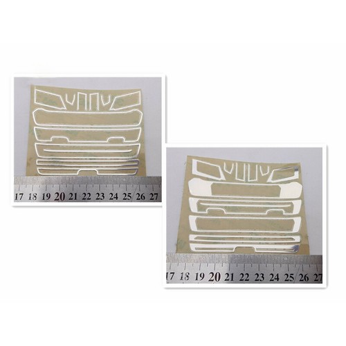 Metal air intake hood sticker - air,