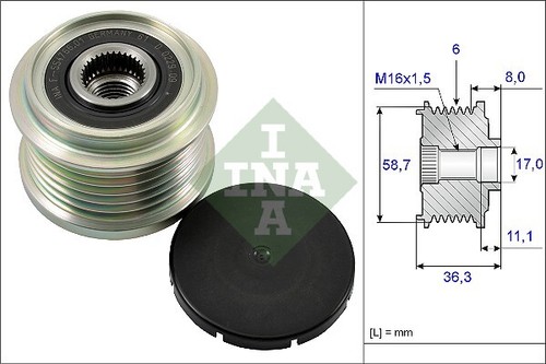 Ina 535 0160 embrayage à - 10,