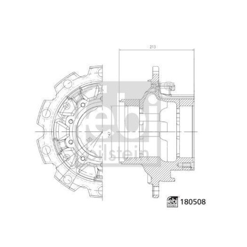 Moyeu roue febi - de, bilstein