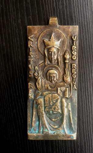 Médaille pendentif plaque - pendentif,