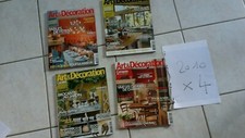 2010-lot 4 magazines-"art et & décoration" la revue de la maison-french DECO!
