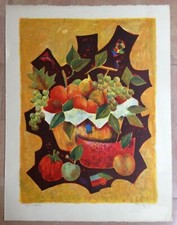 TONY AGOSTINI LITHOGRAPHIE ORIGINALE EPREUVE D'ARTISTE SIGNEE (50,4 x 65,5 )