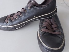 Converse All Star cuir quasi neuves (6)