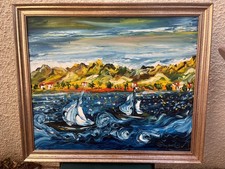 Peinture d'un Paysage côtier