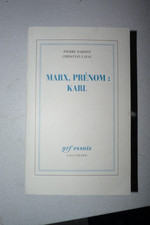 Marx prénom - Karl -