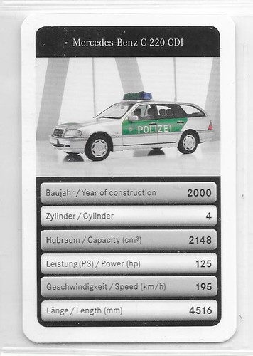 Carte mercedes benz c 220 - carte,