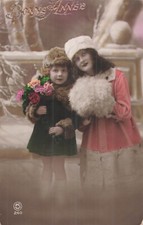 CP BONNE ANNEE GARCON BONNET