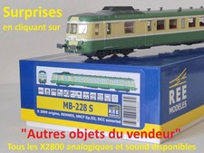 PROMO REE MODELES MB-228S DCC Sound X2899 Autorail X2800 RENNES SNCF HO #70s