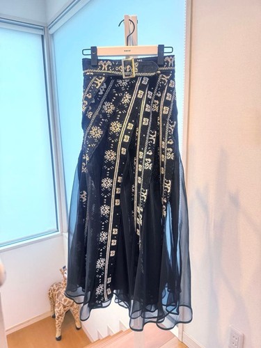 Rare sacai tyrolienne - sacai, broderie