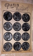 12 GRANDS  BOUTONS VINTAGE  EN