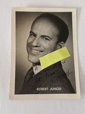 Autographe Photo Carte Dédicacé Robert Junod