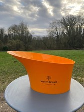 Veuve Clicquot Vasque à champagne pour bouteille en plastique orange vintage