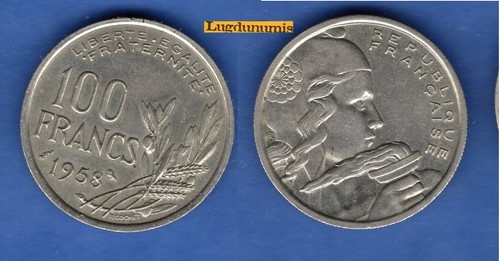 100 francs cochet 1958 - francs,