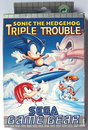 Sonic triple trouble sega game - trouble,