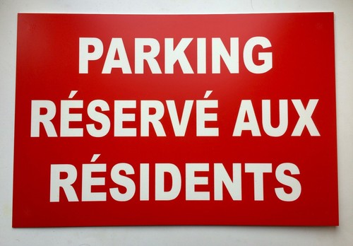 Plaque panneau parking - plaque,,
