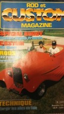 Lot de 3 magazines Rod et CUSTOM magazine 1983 N°13 N°15  1982 N°4 