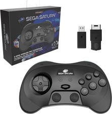 Retro-Bit SEGA Saturn 2.4GHz Pro Manette sans fil Nintendo Switch, USB et PC