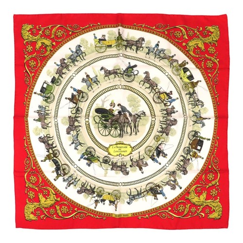 Foulard unisexe soie rouge - foulard, en