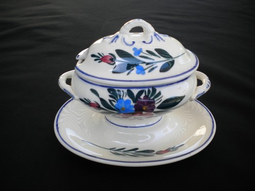 Très rare moutardier décor