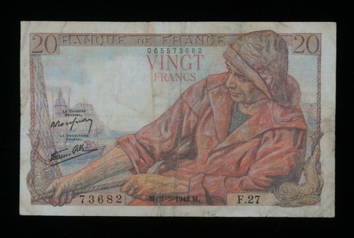 1942 france franc - 1942, //