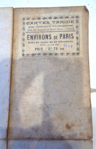 Ancienne carte routière - ancienne,