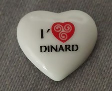 Fève J'aime Dinard. Bretagne Breizh BZH 👀