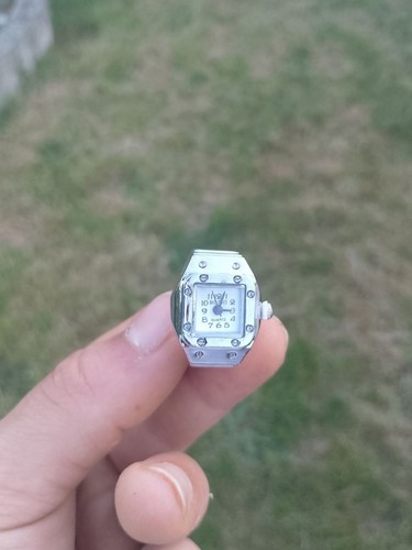 Bague montre blanche - montre,
