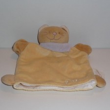 Doudou Chat Bengy - Jaune Echarpe Mauve - Patou