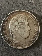 5 FRANCS ARGENT 1834 H LA