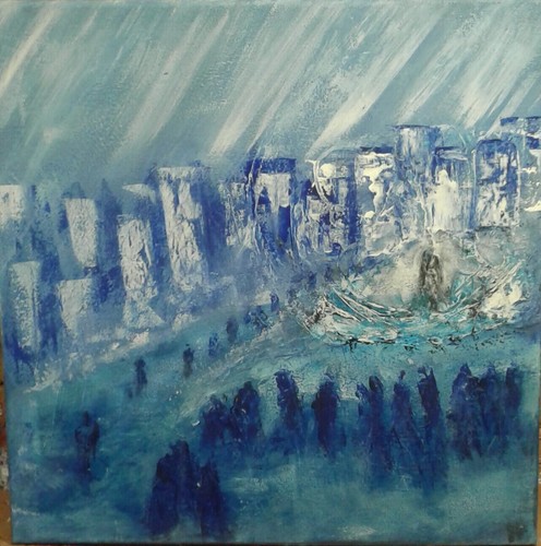 Tableau contemporain toile - tableau,
