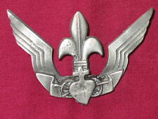 fleur de lys et coeur vendéen en étain *