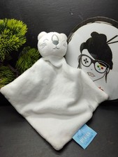 doudou plat blanc gris tigre