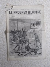 JOURNAUX de 1892 °°LE PROGRÈS ILLUSTRE n° 105 - 18 décembre collection, ANCIEN