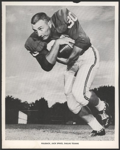 1960 dallas texans photo card - texans,