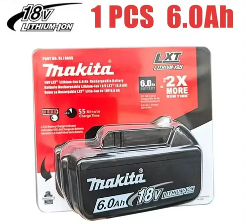Batterie makita 18v 0ah - 18v, 6.0ah