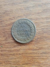 France Pièce De 1 Un Décime Dupré An 7 W Lille P2861