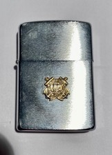ZIPPO VINTAGE AUTHENTIQUE DES GARDES COTES USA Lighter Feuerzeug  舊打火機