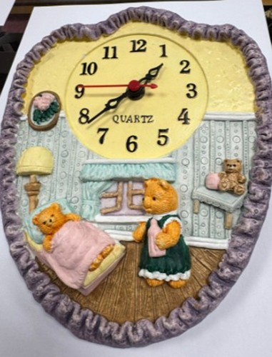 Horloge murale forme ours - murale, d'ours