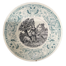 Ancienne Assiette Patriotique