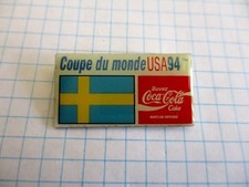 SWEDEN FLAG - FOOTBALL WORLD CUP 94 COCA COLA VINTAGE PIN PRIVATE COLLECTION us4