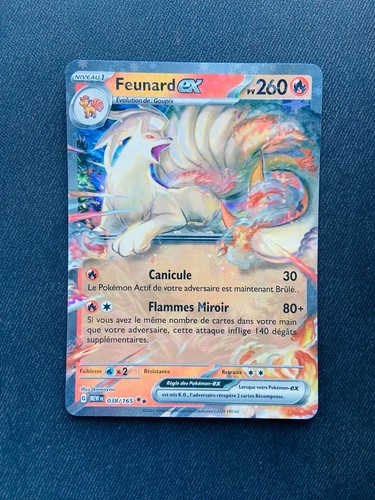 Carte pokémon feunard - carte,
