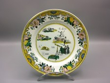 ASSIETTE REBUS MULTICOLORE DE CHOISY LAISSEZ DIRE LES SOTS LE SAVOIR A SON PRIX