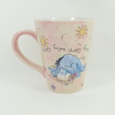 Mug en relief Bourriquet DISNEY STORE Exclusive Hungry Eeyore rose céramique